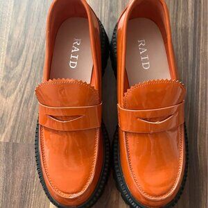 Brand New Raid platform loafers size 38